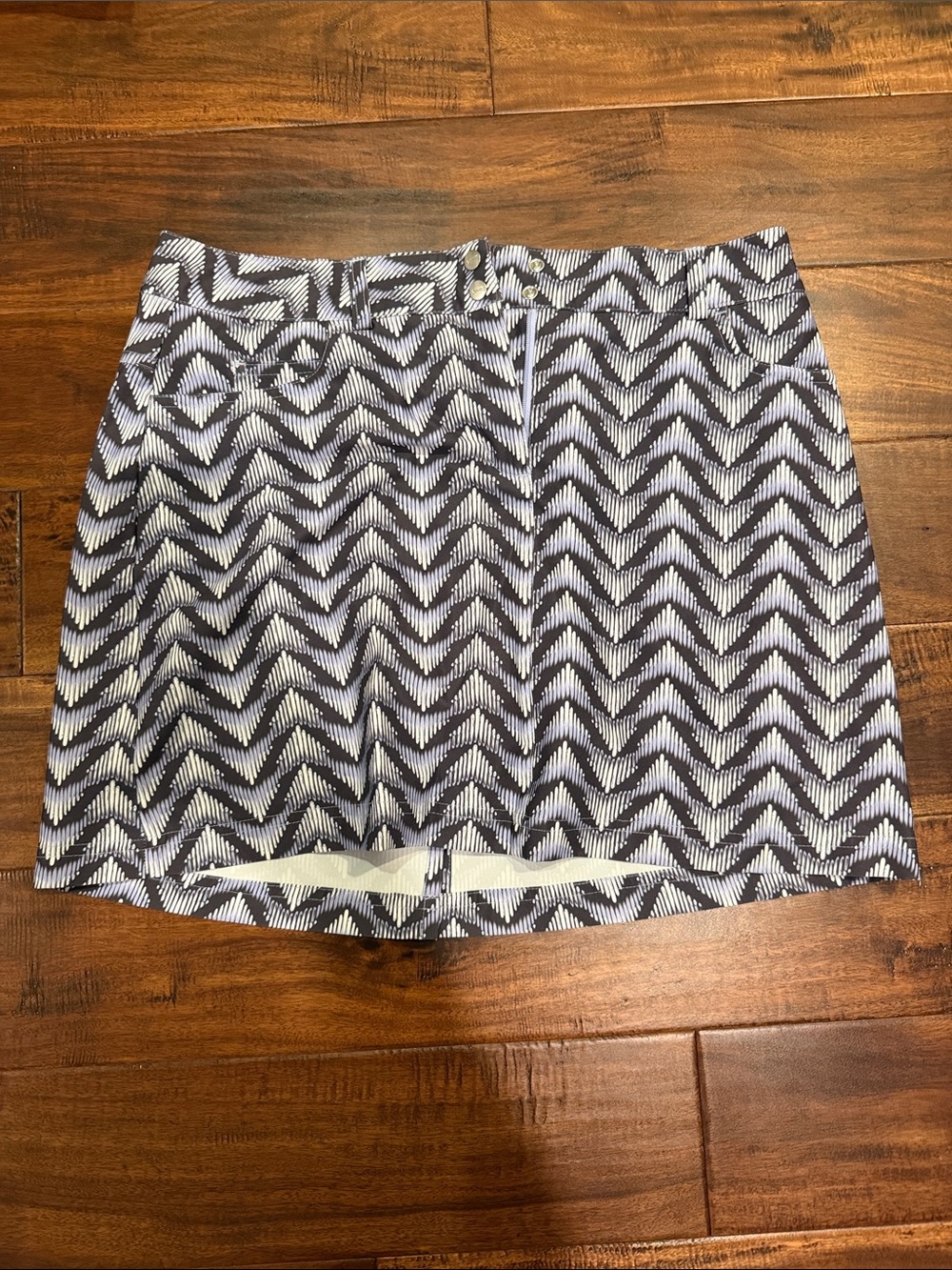Women’s Golf Chevron Pattern Lilac, white, grey
